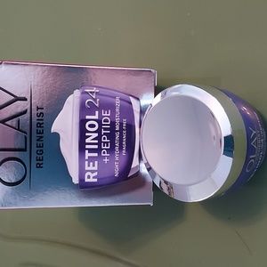 New Olay Regenerist Retinol 24 +Peptide Night Moisturizer Fragrance Free- 1.7 oz